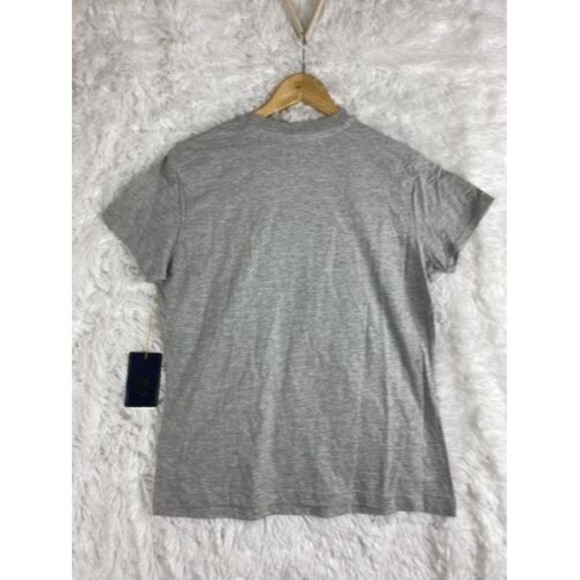 U.S POLO ASSN Women Gray Crew Neck T Shirt Graphic Logo Gold Size XL - Picture 5 of 5